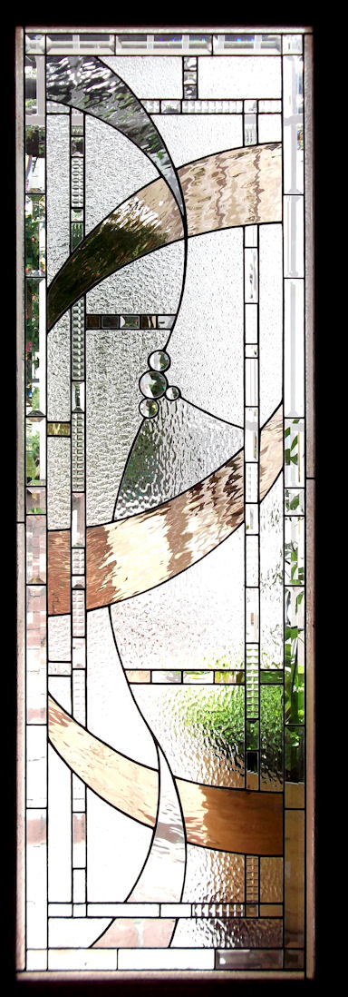 Art Deco Stained Glass Panels Version 2
