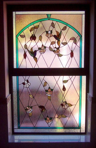 Floral Stained Glass Panels Version 2