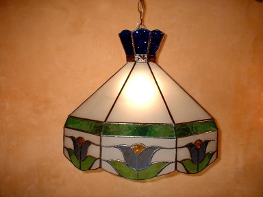 SGFFW-100 Stained Glass Pendant