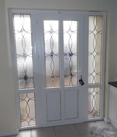 Bevelled Stained Glass Panel Version 13