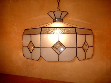 SGBL-100 Bevelled Stained Glass Pendants