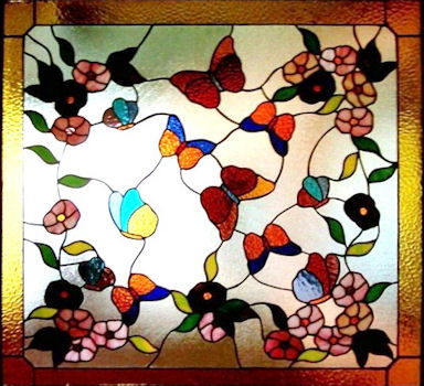 Fauna Stained Glass Panels Version 5