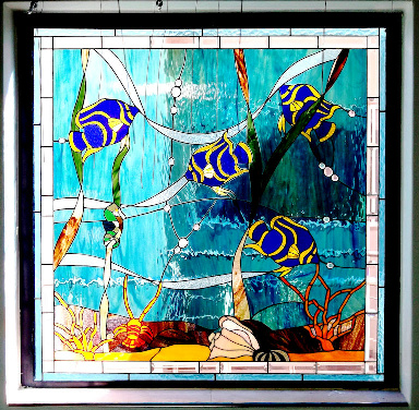 Fauna Stained Glass Panels Version 6