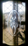 victorian style stained glass window
